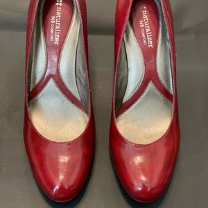 Maroon Patent Leather Pump